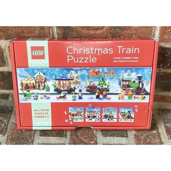 Lego® Christmas Train Puzzle New Sealed - Picture 1 of 2